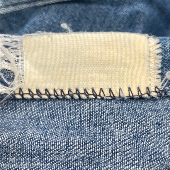 Vintage Wrangler Denim Patchwork Wrap Skirt Tie Size Small - Picture 13 of 16